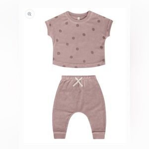 QUINCY MAE Terry Tee Set